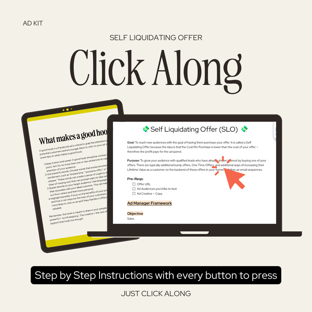 Self-Liquidating Offer Click Along
