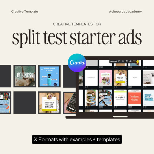 Split Test Starter Ad Template